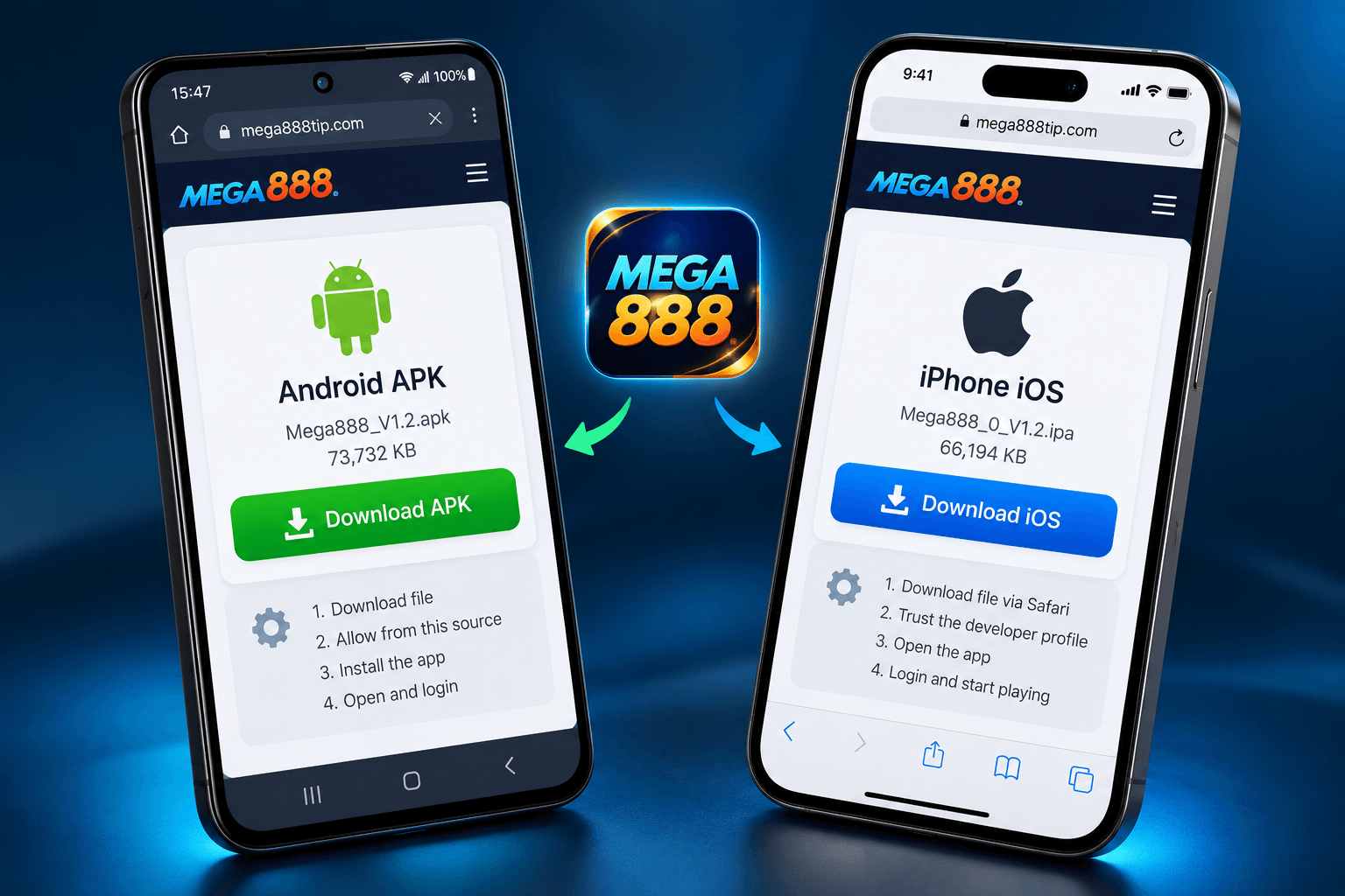 Telefon pintar sedia untuk pemasangan aplikasi
